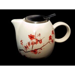 Tea Forte PUGG Ceramic Teapot Infuser No Loose Lea Tea Basket Included EUC Pot